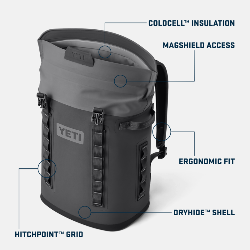 YETI Hopper Backpack M20 Soft Cooler - Charcoal-1